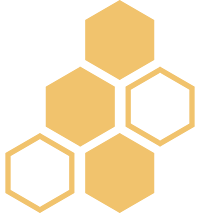 Sweet local honey-inspired yellow honeycomb pattern with a subtle gradient effect.